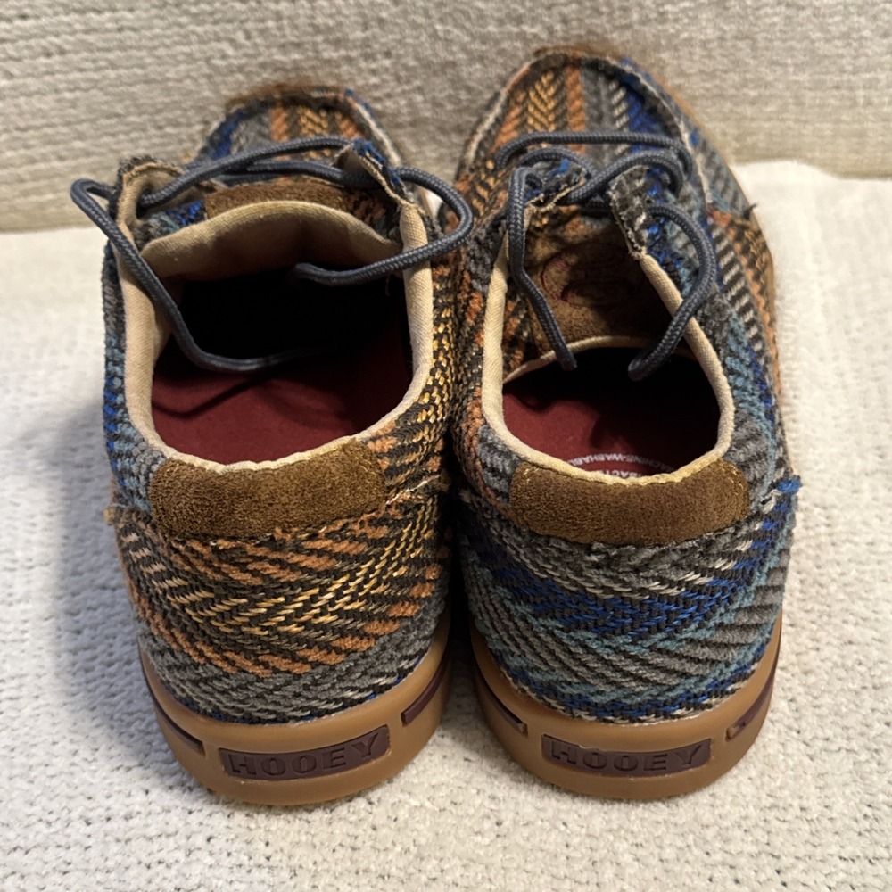 Hooey Twisted X Loper MHYC012 Mens 8.5M Plaid Aztec Casual Moc Toe Shoes - Picture 5 of 8